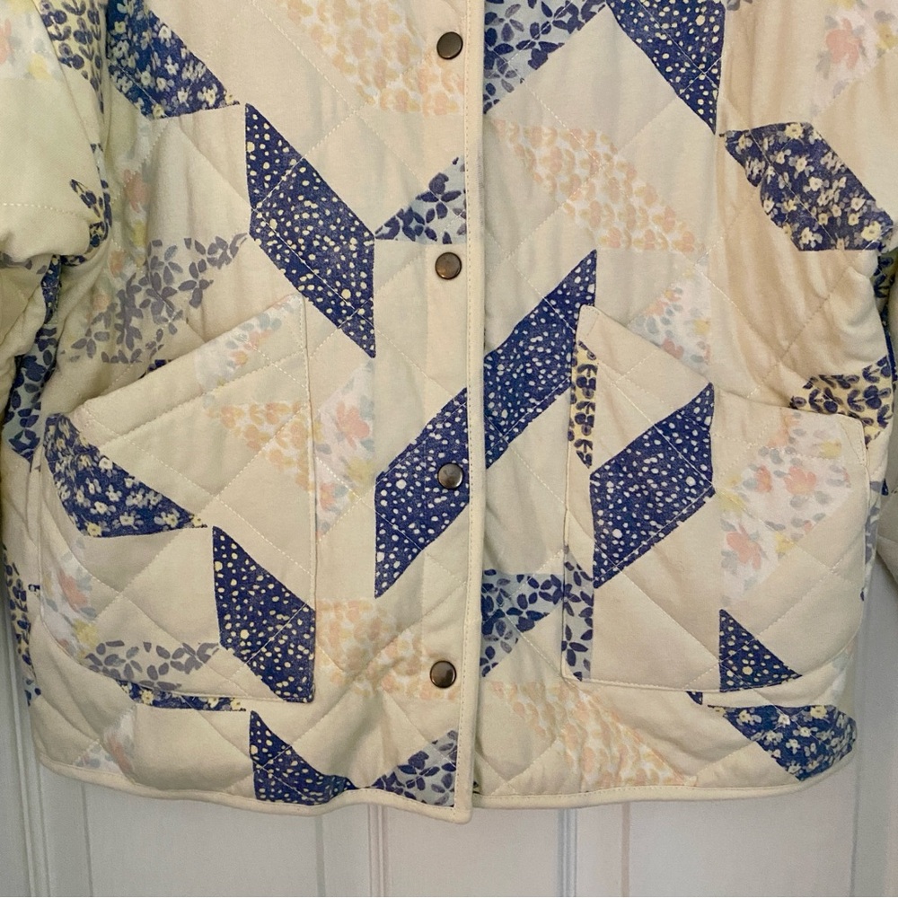 Z Supply Maya Patchwork Quilted Jacket - image 6